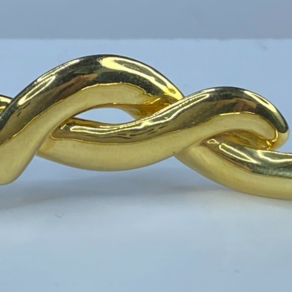 Tiffany & Co. 18K yellow gold Cummings twist knot bangle 40.0g 7.75" JR7874 - Picture 9 of 11